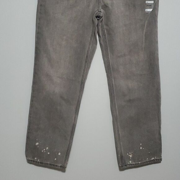 Levi’s low pro straight size 29 grey 100% cotton Nwt New $80 Msrp Retail - Picture 12 of 15